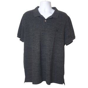 American Eagle Outfitters Mens Polo Shirt 2X Core Flex Classic Fit Charcoal Gray